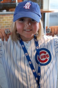 A young fantries on the 2004 & 2007 World Series rings!